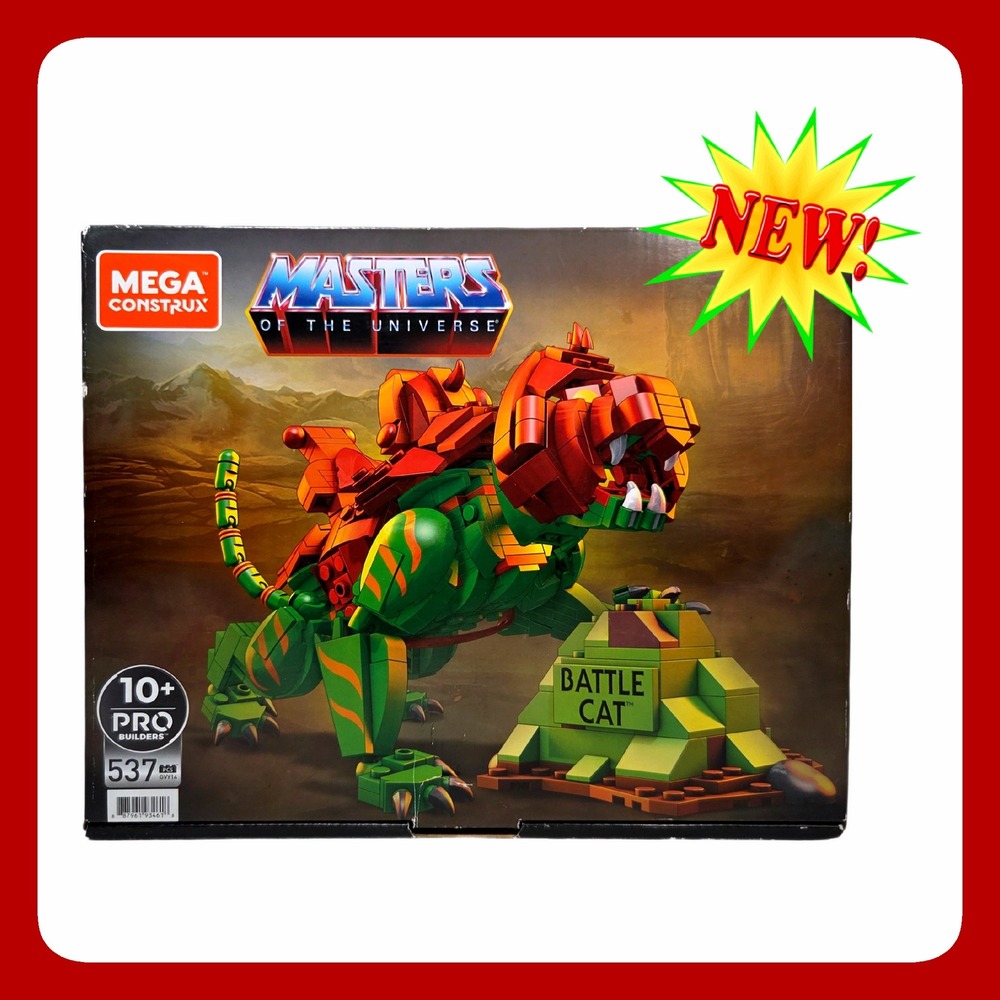 Masters of the Universe Mega Construx Battle Cat Building Kit GVY14 Sealed Gift